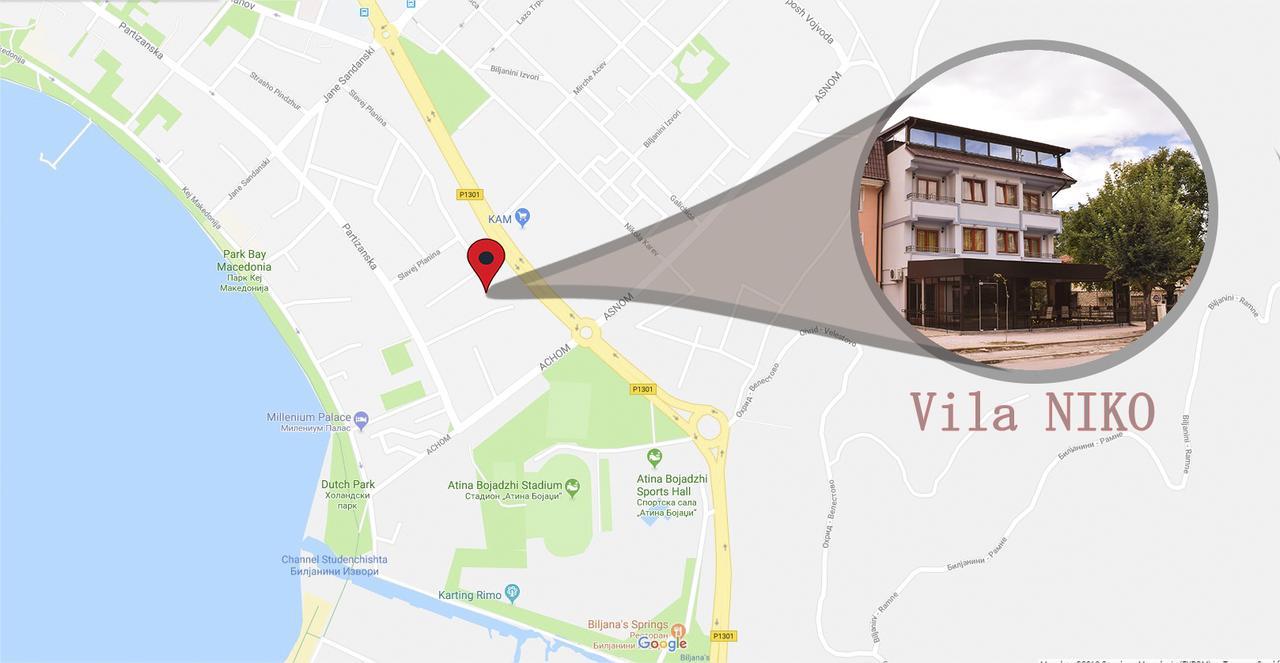 Vila Niko Ohrid Exterior foto